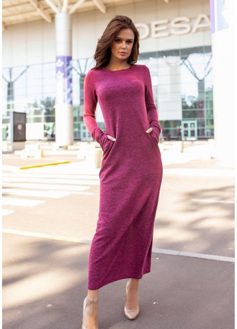 Бордовое повседневный платья 12105 бордовый ISSA PLUS