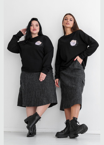 Черный свитшот ри мары мадара св 0423 RiMari (351390866)