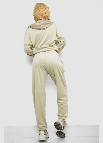 Спортивний костюм жіночий велюровий, колір оливковий, 238R107 Ager (327875244)