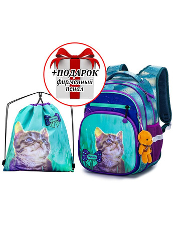 Набор школьный для девочки рюкзак /SkyName R3-242 + мешок для обуви (фирменный пенал в подарок) Winner (291682899)