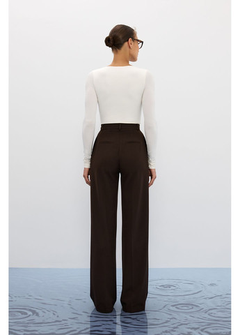 Брюки-палаццо base Шоколадный 862 Papaya (354700132)