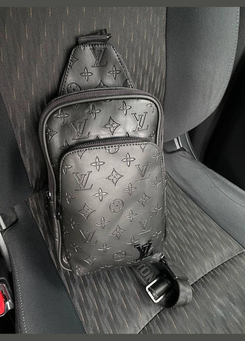 Сумка-слинг черная мужская PTR No Brand (317763436)