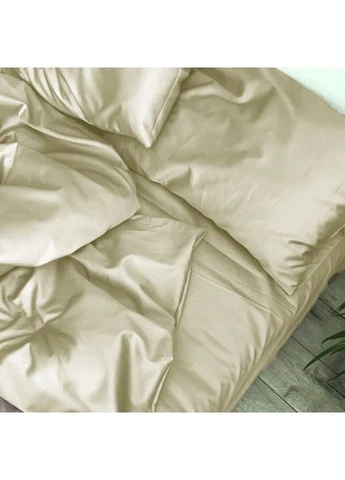 Комплект постільної білизни Сатин TEENAGER Satin Light Pro 10-014 Soft yellow Полуторний Євро Mirson (399962981)