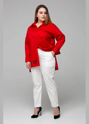 Зауженные брюки с отворотом МАРИЗ белые 60 Tatiana (347580453)