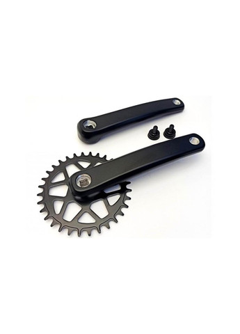 Шатуни C10Y-NW 32T AL, L — 170 мм, BMX, DIRT, чорний Prowheel (369649694)