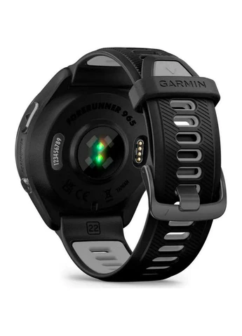 Смарт-часы Forerunner 965 Titanium Bezel with Black Case and Black/Powder Gray Silicone Band (010-02809-00/10) [89360] Garmin (400892575)