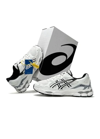 Белые демисезонные кроссовки мужские asics No Brand GEL-NYC White Black
