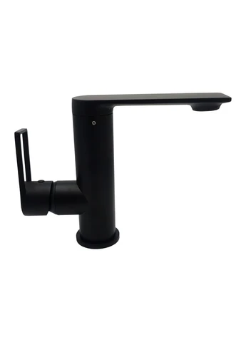 Смеситель для раковины с бок.ручкой, латунь, матовый AIM,DG06514 black matte No Brand (375821399)