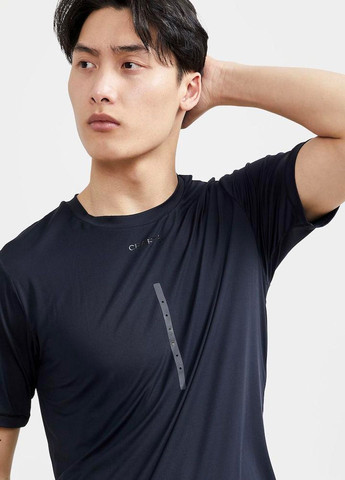 Черная спортивная футболка мужская для бега Craft ADV Charge Tech Tee