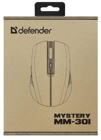 Миша оптична бездротова середня фіолетова Bluetooth 800 1200 1600 dpi Defender (386707517)