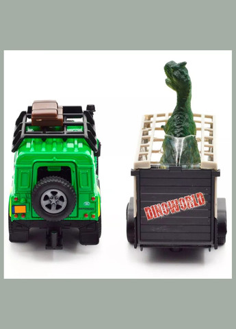 Автомодель Land Rover з причепом і динозавром (520178.270) TechnoDrive (326805837)