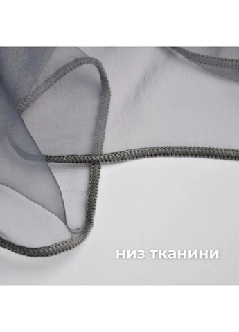 Тюль готовая 1 шт 250х500 см на тесьме, нежная тюль органза для спальни, гостиной, кухни IDEIA (396511655)