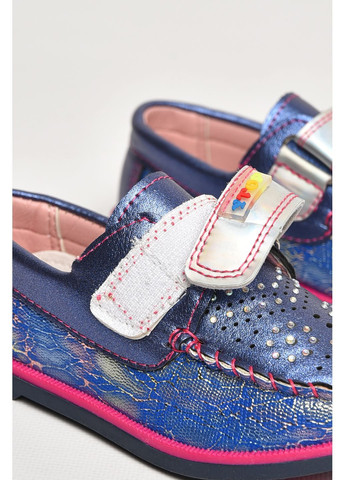Мокасини дитячі для дівчинки синього кольору Let's Shop (369719381)