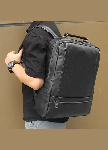 Рюкзак чоловічий шкіряний 14949 Чорний Vintage (301871558)