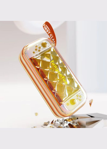 Сумка чехол для приставки кейс для консоли Nintendo Switch и аксессуаров на 2 отделения, синяя No Brand (354829449)