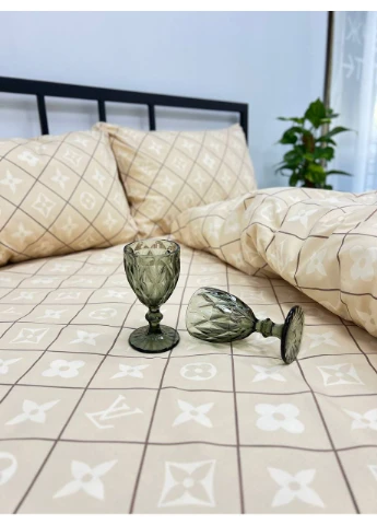 Комплект постільної білизни двоспальний 175х210 Бязь Gold Luxe наволочки 50х70 No Brand (378317932)