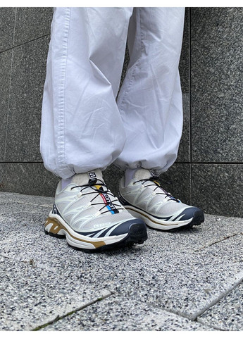 КРОСІВКИ ЖІНОЧІ SALOMON S / LAB XT-6 BEIGE BLUE GOLD САЛОМОН ХТ-6 No Brand бежеві демісезони (368856003)