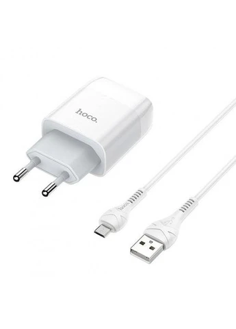 Сетевое зарядное устройство C-72 A 1USB Белый Hoco (389206674)