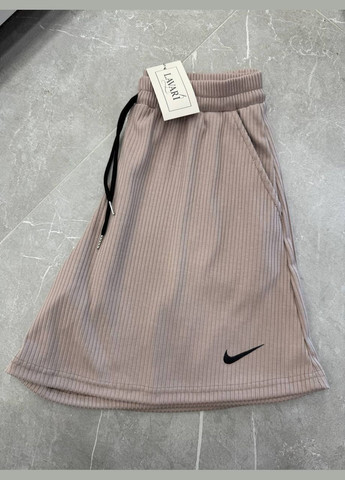 Женские летние шорты оверсайз рубчик беж You Best (341894511)