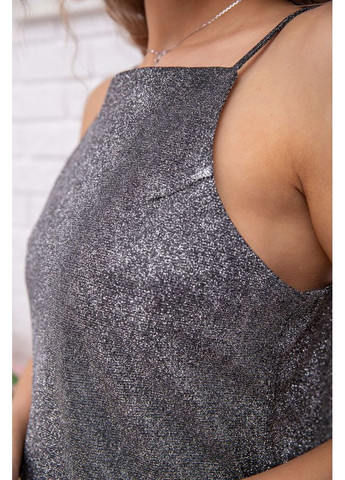 Комбинированное праздничный мини-платье на бретелях, 115r0464 Ager