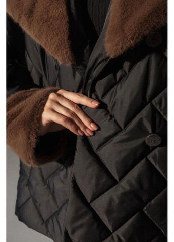 Чорна зимня куртка чорний зима повсякденний Alberto Bini