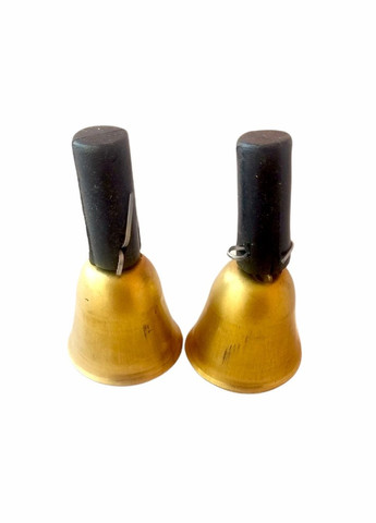Колокольчик латунный с резинкой 7х3,5 см 2 шт. No Brand (328949338)