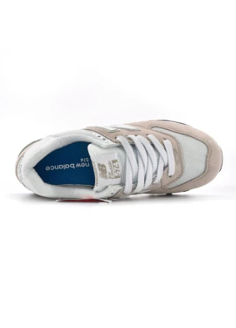 Бежевые летние кроссовки new balance 574 light beige v2 нью беланс 574 No Brand