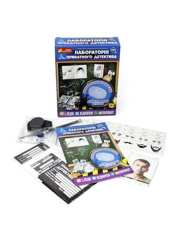 Набір для експериментів "Лабораторія приватного детектива" 12132066 Ranok Creative (341529461)
