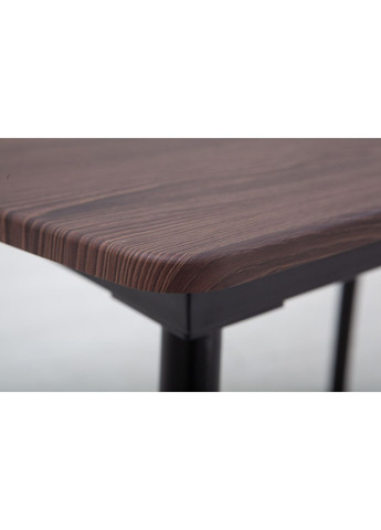 Стіл-трансформер кухонний розкладний ETHNA Чорний/Горіх 857477-02 857477 Comfort Line (355467942)