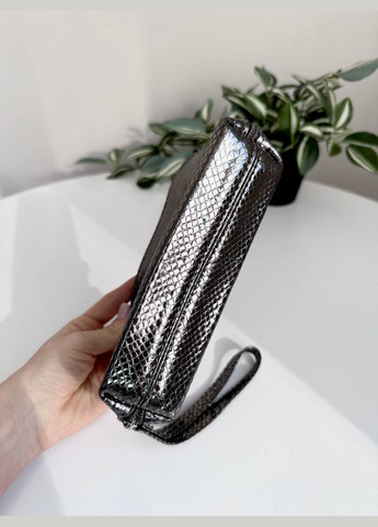 Косметичка з натуральної шкіри на два відділи з ручкою VI&VA (322220365)