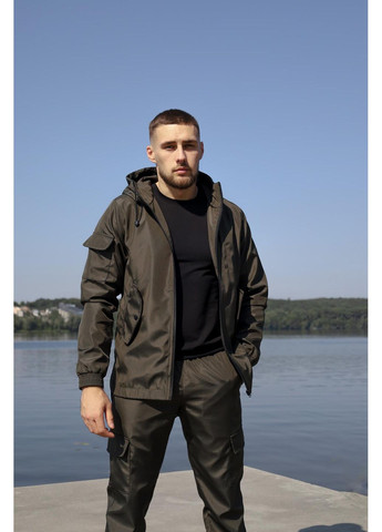 Оливковый (хаки) демисезонный комплект мужской качественный soft shell "easy" хаки демисезонный Intruder