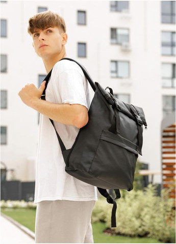 Рюкзак RollTop 0SHm чорний (R-24211001m-VS) Sambag (302450473)