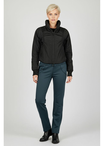 Черная демисезонная женская демисезонная куртка двойка fv-111708-1 черный Forza Viva