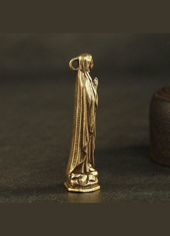Винтажная ретро настольное украшение мини статуэтка медная брелок подвеска Пресвятой Богородицы Девы Марии No Brand (292260415)