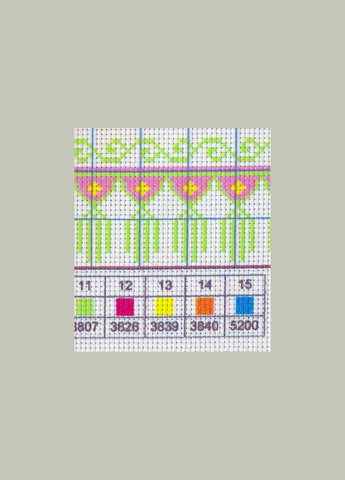 Набор для вышивания по нанесённой на канву схеме "Eggs and rabbit" . AIDA 14CT printed, 39*38 см Joy Sunday (313613032)