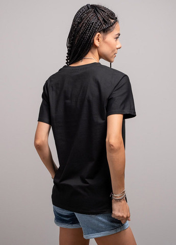 Чорна літня футболка жіноча 340616 Power