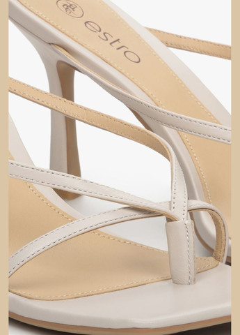 Босоніжки, колір бежевий Estro (299766932)