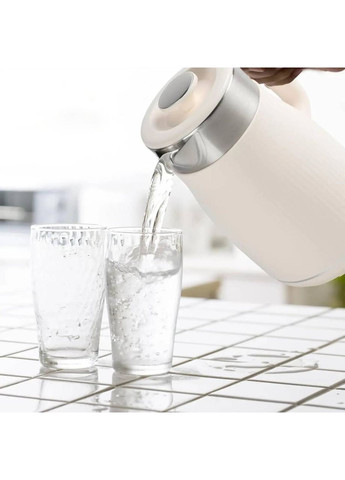 Електрочайник із нержавіючої сталі чайник електричний 1.7 л 1800 Вт Білий (YD833) Home (360531932)