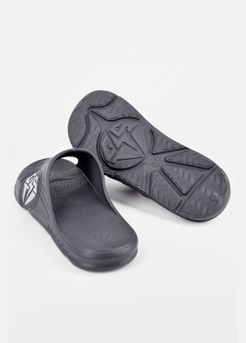 Шльопанці чоловічі піна темно-сірого кольору Let's Shop (322897699)