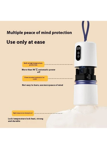 Портативний сушильний апарат для одягу 220В 200Вт з таймером 240 хвилин, автоотключенням та 360° циркуляцією повітря China (366219463)