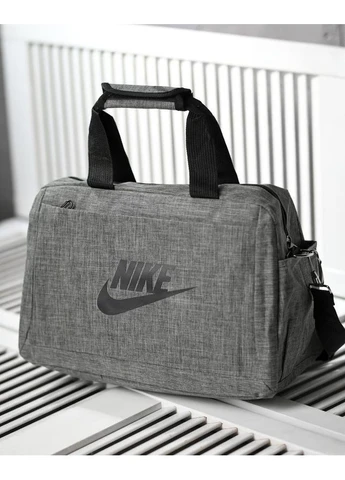 Спортивна сумка ТР5248 сіра для тренувань і подорожей 39×26,5×17,5 Nike (392963359)
