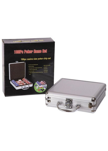 Набор для покера в алюминиевом кейсе IG-2470 100 фишек SP-Sport (323217501)