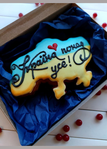 Крафтовый медовый имбирный пряник Украина больше всего! No Brand (336378097)