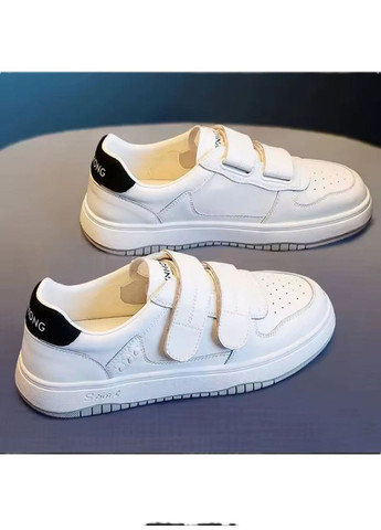 Белые всесезонные кроссовки No Brand