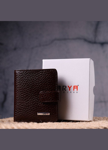 Гаманець чоловічий Шкіряний 21326 Коричневий Karya (306882189)