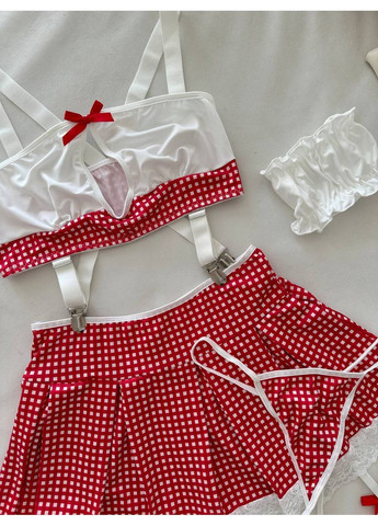 Червоний демісезонний жіночий рольовий костюм | червона пристрасть Vital-Textile 109/111