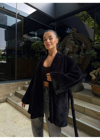 Черный демисезонный кардиган MonCher