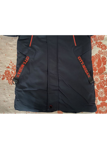 Синя зимня зимова дитяча подовжена куртка пальто для хлопчика 152 холофайбер No Brand