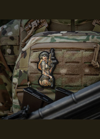 Нашивка Tactical girl №4 PVC tattoo Якудза M-TAC (315048039)