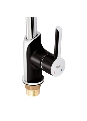 Змішувач для кухні Grand QTGRABCR007F Chrome/Black Qtap (397566695)
